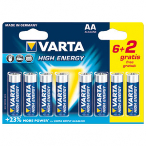 Piles High Energy AAA - Varta - LR03 - 6 2 gratuites