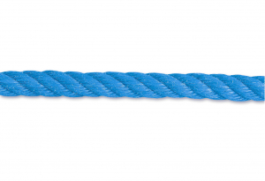 Corde polypropylène torsadée - 2213 Kg - Ø 12 mm - Bleu - Vente au mètre linéaire