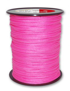 Corde polypropylène tressée - 40 kg - Ø 1,5 mm - Longueur 200 m - Rose
