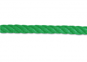 Corde polypropylène torsadée - 1500 Kg - Ø 10 mm - Vert - Vente au mètre linéaire