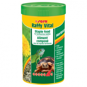 Raffy Vital nature - Sera - Pour tortues terrestres et reptiles herbivores - Flacon de 250ml