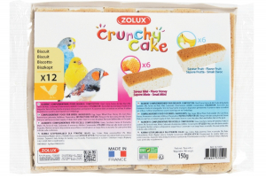 12 Crunchy Cake Zolux pour oiseaux - Friandise pour oiseaux