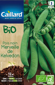 Pois Nain Merveille De Kelvedon Bio - Caillard 100G