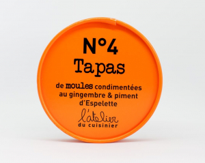 Tapas moules, gingembre & piment d'Espelette - L'atelier du cuisinier - 100 g