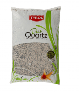 Quartz Hawai - Déco Quartz - Tyrol - 15 kg - Blanc/Noir