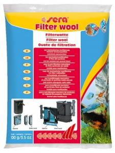 Ouate de filtration filter wool - Sera - 100 gr