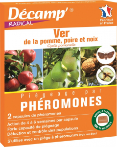 2 phéromones contre le ver de pomme/poire/noix Décamp' Radical - CREA