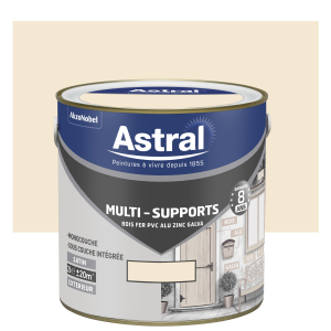 Peinture Multi supports - Astral - Extérieur - Satin - Blanc cassé - 2 L