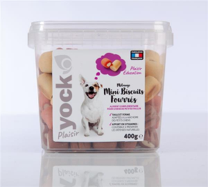 Mélange mini biscuits fourrés - Yock - Pour chien - 400 g