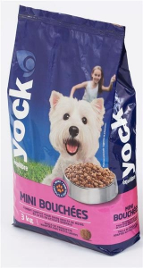 Aliment pour chien - Yock - croquettes mini bouchées équilibrées - 3 kg