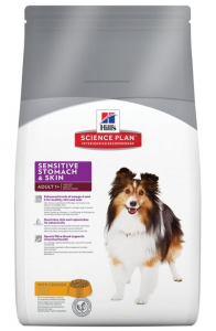 Aliment chien Science Plan Canine Adult Sensitive Stomach & Skin au Poulet - Hill's - 12 Kg