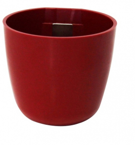 Pot magnétique pour orchidée boule - Kalamitica - Rouge vif - 6 cm
