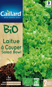 Laitue à couper salad browl - Bio - Graines - Caillard
