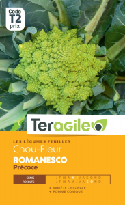 Chou-fleur romanesco précoce - Graines - Teragile