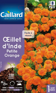 Oeillet d'Inde Petite orange - Graines - Caillard