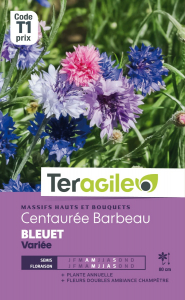Centaurée barbeau bleuet - Graines - Teragile