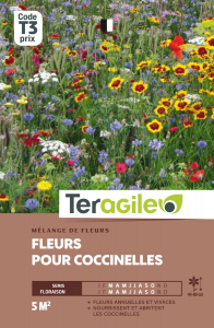 Mélange de fleurs pour coccinelles - Graines - Teragile