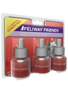 3 recharges Feliway Friends 48 ml - Pour une harmonie durable entre chats