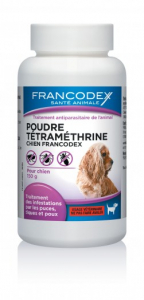 Poudre Tétraméthrine pour chiens - Francodex - 150 G