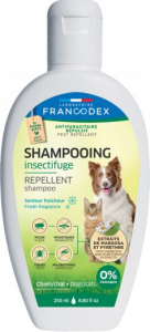 Shampooing insectifuge fraîcheur pour chiens et chats - Francodex - 250 ml