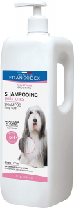 Shampooing poils longs - Francodex - Pour chiens - Flacon de 1l