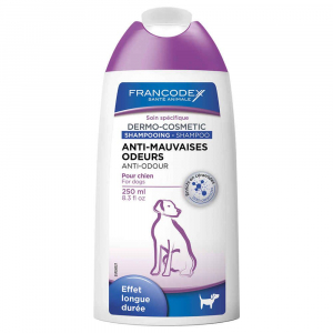 Shampooing anti-mauvaises odeurs - Francodex - Pour chiens - Flacon de 250ml