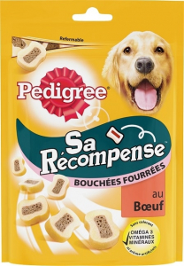 Sa récompense - minis-bouchées pour chiens adultes - Pedigree - boeuf - 155 gr 