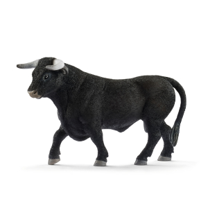 Figurine Taureau noir - Schleich - 14.2 x 4.8 x 9 cm