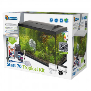 Aquarium en kit - Start 70 Tropical - Blanc