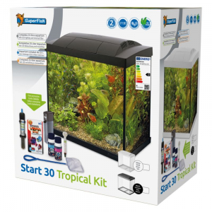 Aquarium en kit - Start 30 Tropical - Blanc