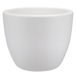 Pot Pure Soft Round - Elho - Ø 29 x 23 cm - Blanc