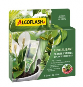 Revitalisant pour plantes  vertes - Algoflash - 5 doses