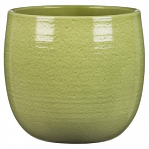 Cache-pot 765 - Deroma - Glazing green - Ø 15 cm
