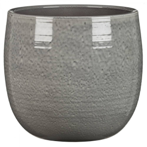 cache-pot 765 - Deroma - Glazing grey - Ø 18 cm