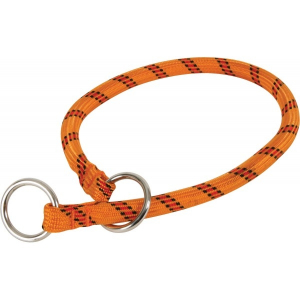 Collier Nylon Corde étrangleur pour chien - Zolux - 65 cm - Orange
