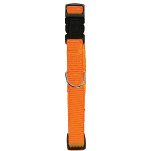 Collier Nylon réglable pour chien - Zolux - 40 mm - Orange