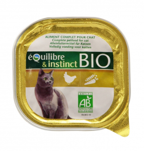 Pâtée Bio à la volaille pour chat - Équilibre & Instinct - 100 g