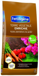 Terre végétale enrichie -  Fertiligène- 35 Litres