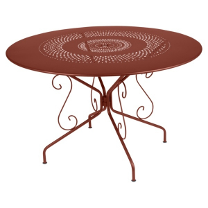 Table ronde Montmartre - Fermob - Ø 117 cm - Ocre Rouge