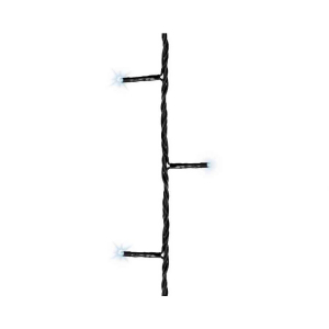 Guirlande lumineuse - Blanc froid - LED- 36 m - Câble noir