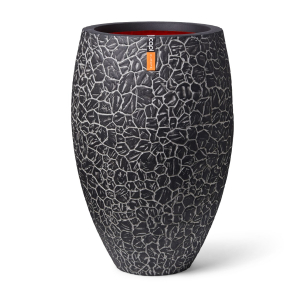 Vase Deluxe Clay Ø45x72 - Capi - Anthracite