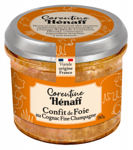 Confit de foie au Cognac Fine Champagne- Corentine Hénaff - 90g