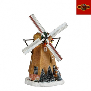 Moulin - Village miniature - 16 X 16 X 26 cm
