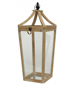 Lanterne bois - 74 cm