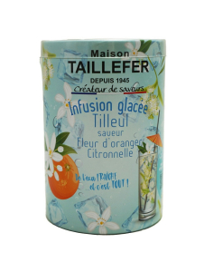 Infusion glacée Tilleul saveurs citronnelle et Fleur d'oranger - 30g - Maison Taillefer