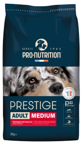 Croquettes Prestige pour chien moyen - 3 kg - Pro-nutrition