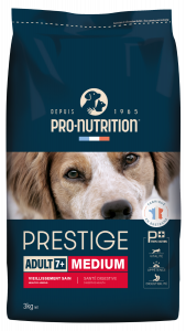Croquettes Prestige pour chien moyen de 7 ans et plus - 3 kg - Pro-nutrition