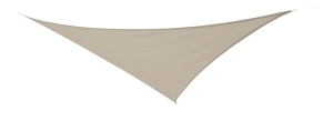 Voile d'ombrage triangulaire - Jardiline - 3,6 x 3,6 m - sable