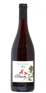 Vin Côtes du Rhône - Les coudriers - Rouge - 75 cl 