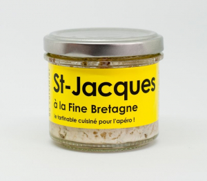 Rillettes St-Jacques à la fine Bretagne - L'atelier du cuisinier - 80 g